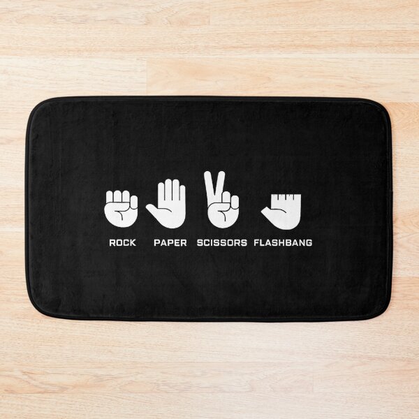 Item preview, Rock Paper Scissors Flashbang Funny FPS Gaming Hand Sign Meme designed and sold by FGTV2021.