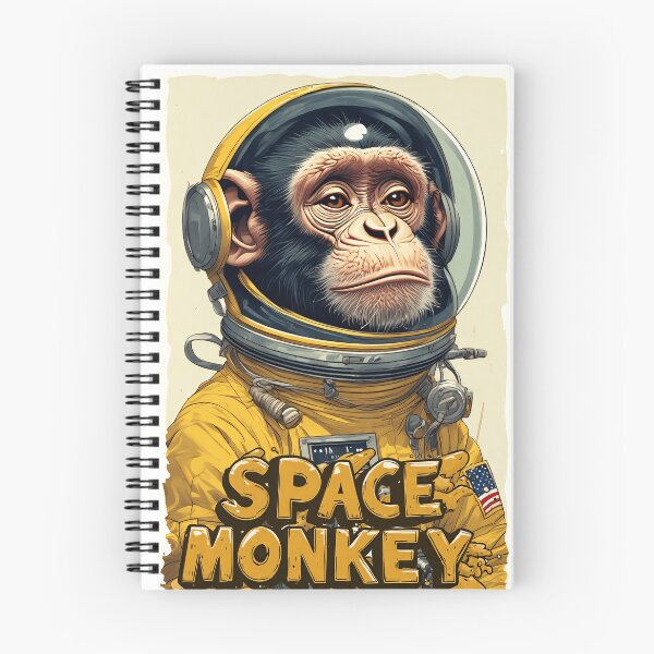 Item preview, yellow space monkey designed and sold by aliraweb.
