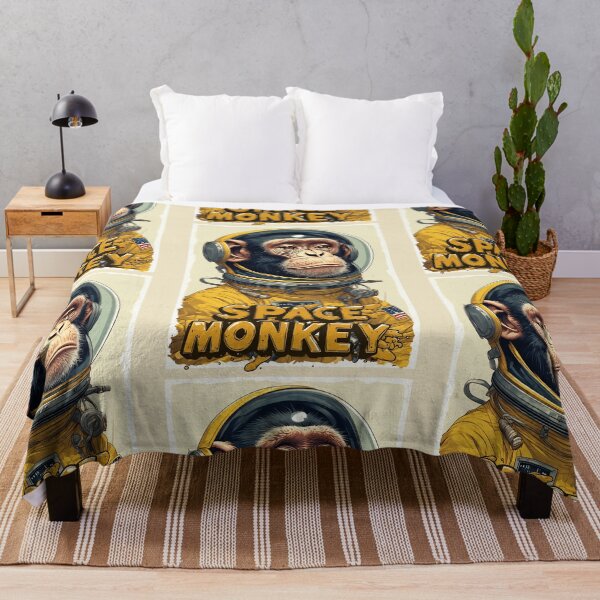Item preview, yellow space monkey designed and sold by aliraweb.