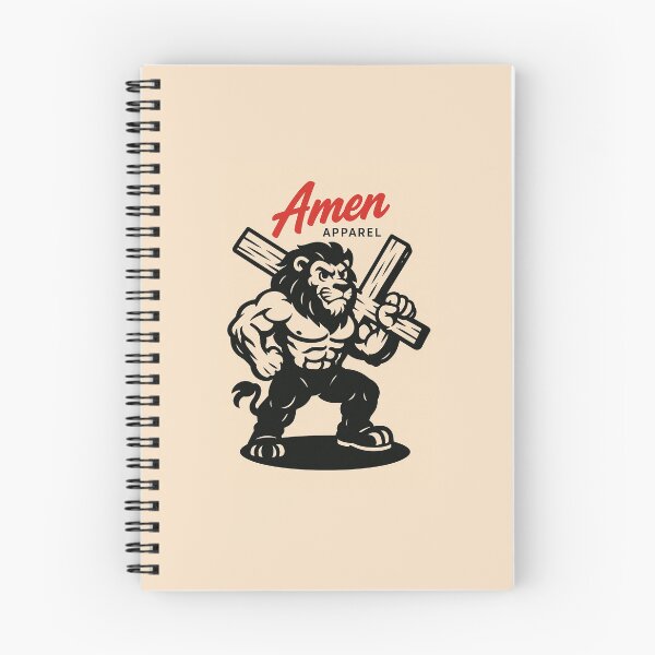Item preview, Amen Apparel - Lion mascot with cross designed and sold by theL3Studio.