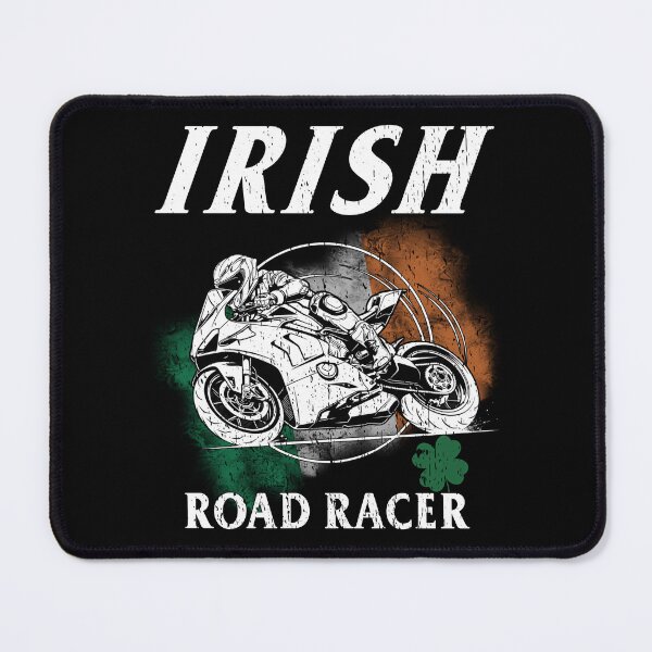 Item preview, Irish Road Racer Motorcycle Racing Vintage Biker Motorcycle Motorsport Fastest Bike Races in the World designed and sold by Jt41.