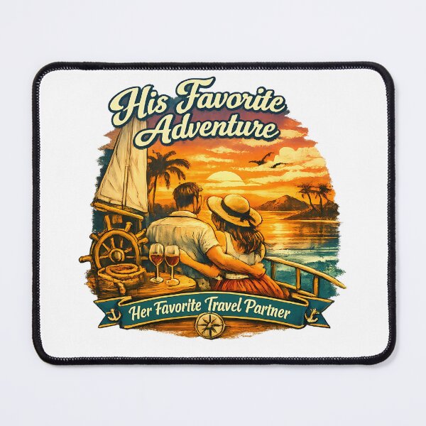 Item preview, Her Favorite Travel Partner designed and sold by RoyesButler.