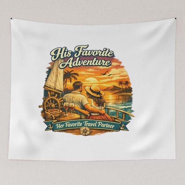 Item preview, Her Favorite Travel Partner designed and sold by RoyesButler.
