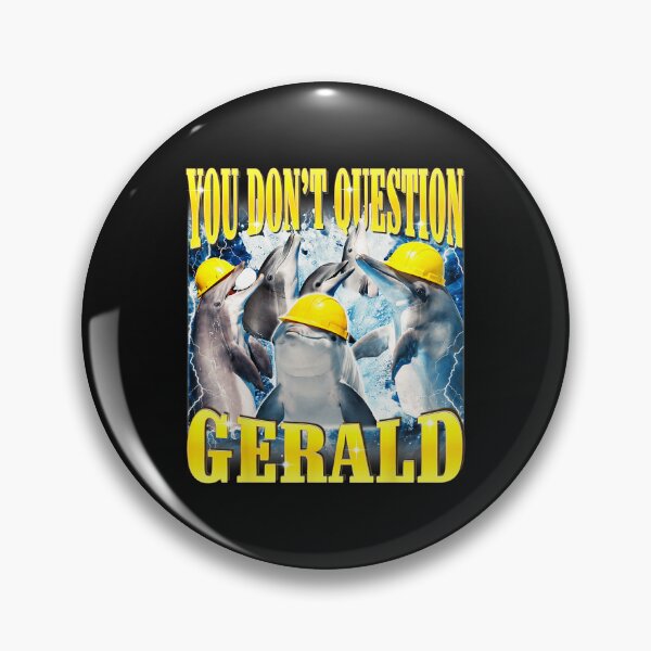 Item preview, Funny Dolphin Construction Meme Chaos Retro Internet Style designed and sold by Masonixem.