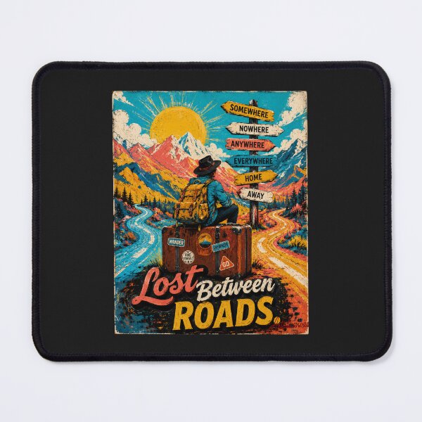 Item preview, Lost Between Roads Travel Pop Art designed and sold by Artisticanvas.