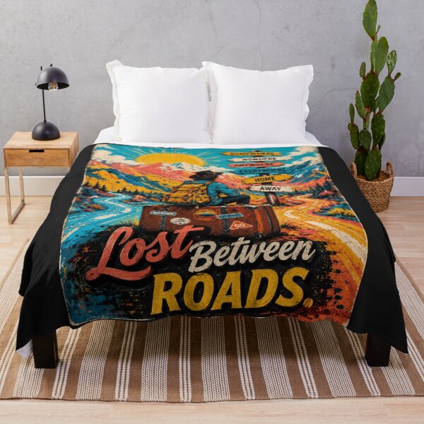 Item preview, Lost Between Roads Travel Pop Art designed and sold by Artisticanvas.
