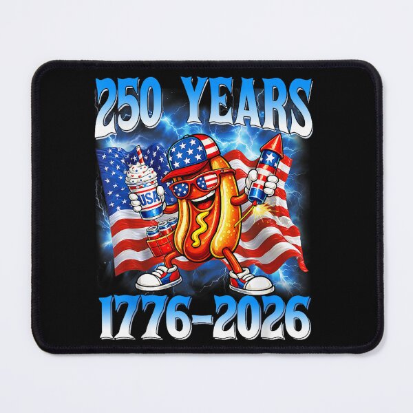 Item preview, 250 anniversary usa hot dog 4th of july 250 years 1776-2026 designed and sold by mariazin.