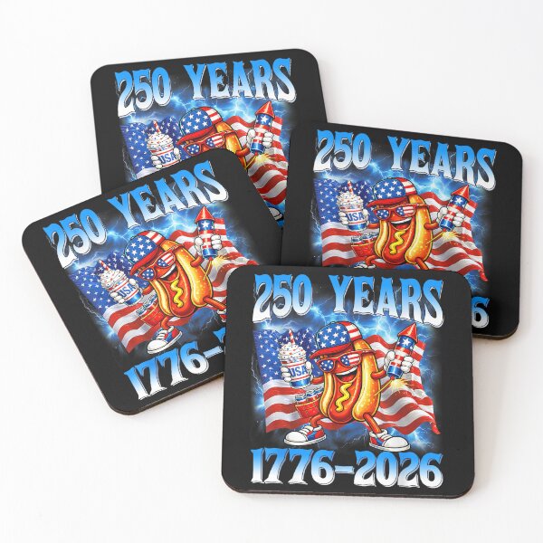 Item preview, 250 anniversary usa hot dog 4th of july 250 years 1776-2026  designed and sold by mariazin.