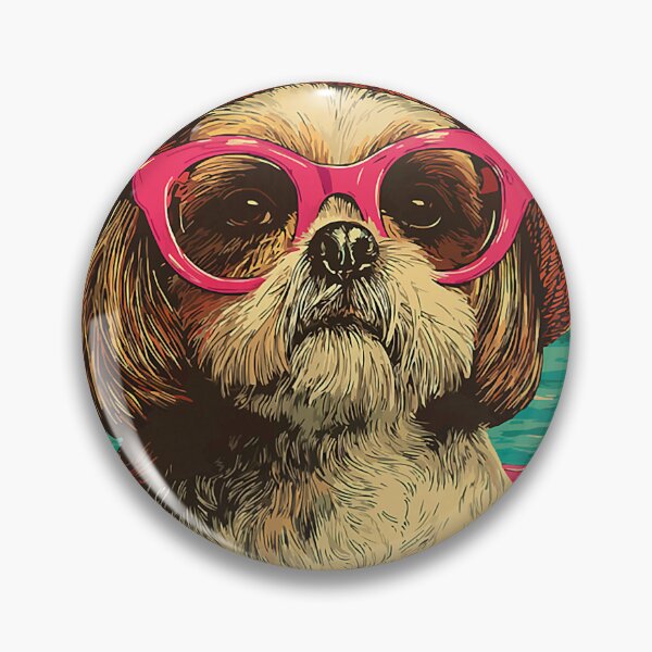 Item preview, Summer Shih Tzu with Sunglasses Cute Dog Tropical Pool Party designed and sold by Littermin.