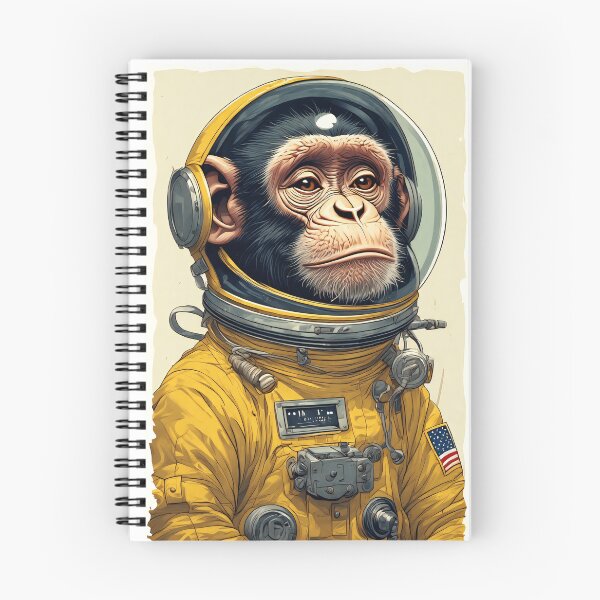 Item preview, yellow space chimp designed and sold by aliraweb.