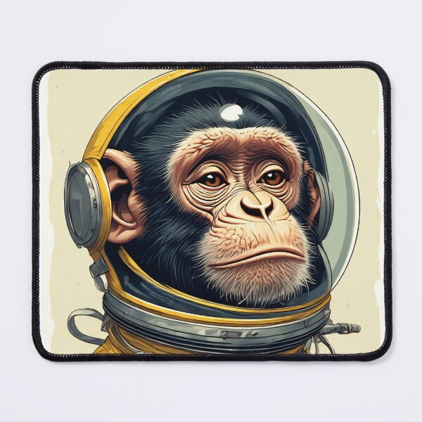 Item preview, yellow space chimp designed and sold by aliraweb.