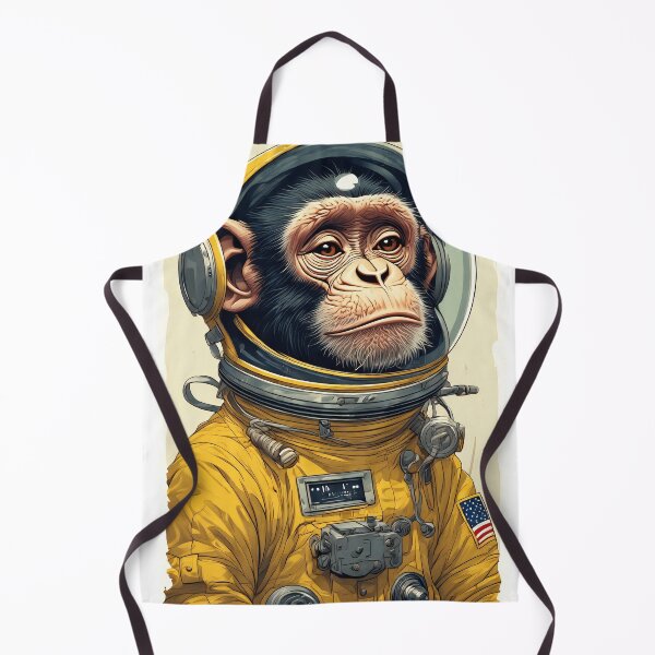 Item preview, yellow space chimp designed and sold by aliraweb.