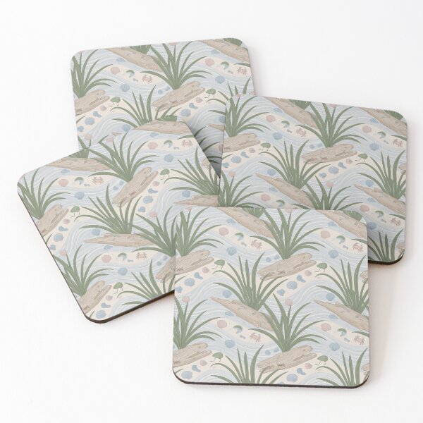 Item preview, Whispers of the Salt Marshes – Coastal Serenity Pattern designed and sold by Pattern1design.
