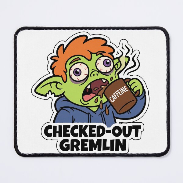 Item preview, Burnout Gremlin Meme Sticker designed and sold by luiz1213.