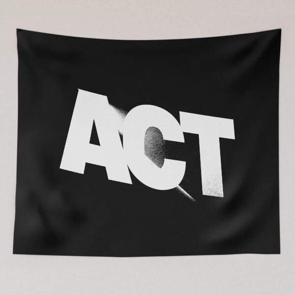 Item preview, Bold Graphic Typographic Act Poster Design designed and sold by EdvvinStudios.
