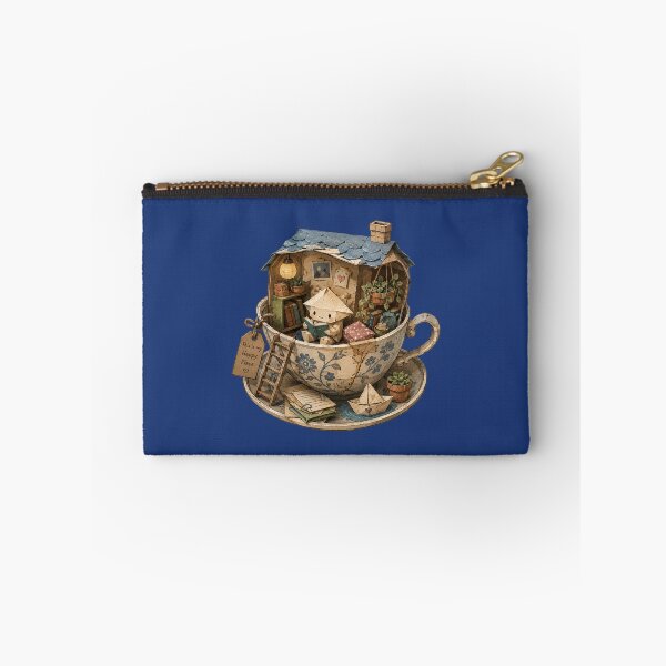 Item preview, Cozy Paper Teacup Hideout Sticker designed and sold by CuteRage.