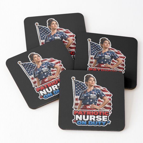 Item preview, Patriotic Nurse On Duty American Flag RN designed and sold by No Limits T-Shirts.