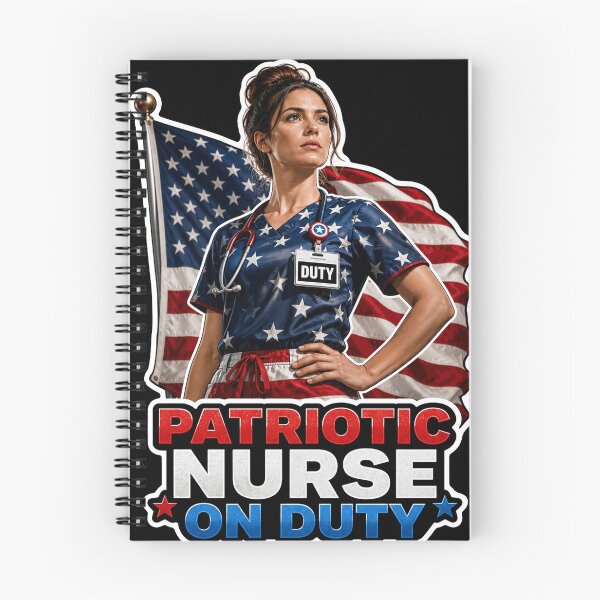Item preview, Patriotic Nurse On Duty American Flag RN designed and sold by No Limits T-Shirts.
