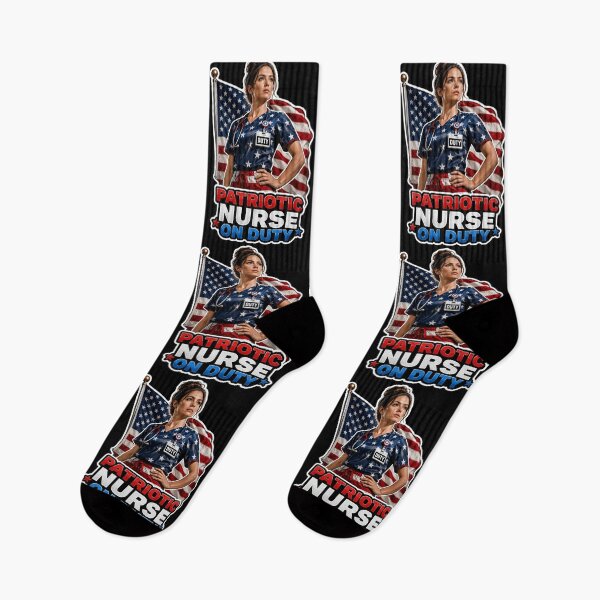 Item preview, Patriotic Nurse On Duty American Flag RN designed and sold by No Limits T-Shirts.