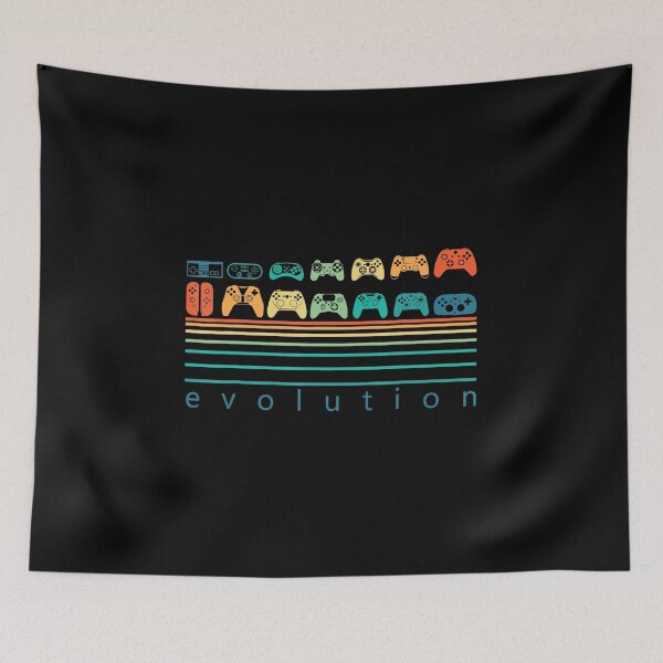 Item preview, Retro Video Game Controller Evolution Neon Arcade Gaming designed and sold by FGTV2021.