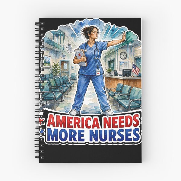 Item preview, America Needs More Nurses Patriotic RN Support designed and sold by No Limits T-Shirts.
