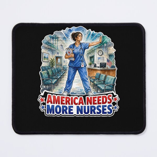 Item preview, America Needs More Nurses Patriotic RN Support designed and sold by No Limits T-Shirts.