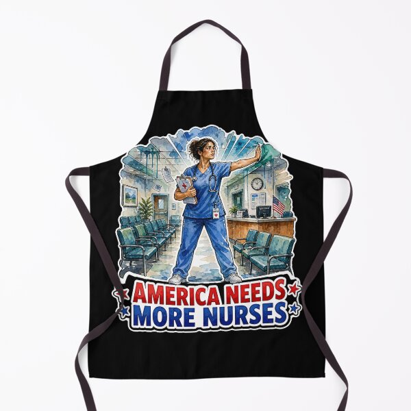 Item preview, America Needs More Nurses Patriotic RN Support designed and sold by No Limits T-Shirts.
