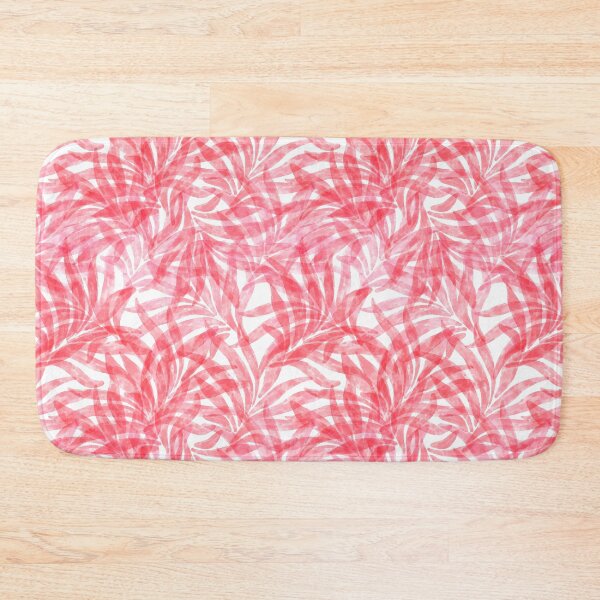 Item preview, Red summer floral fern designed and sold by Navitaloves.