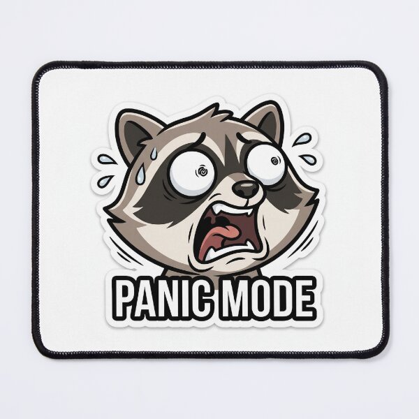 Item preview, Burnout Raccoon Meme Sticker designed and sold by luiz1213.