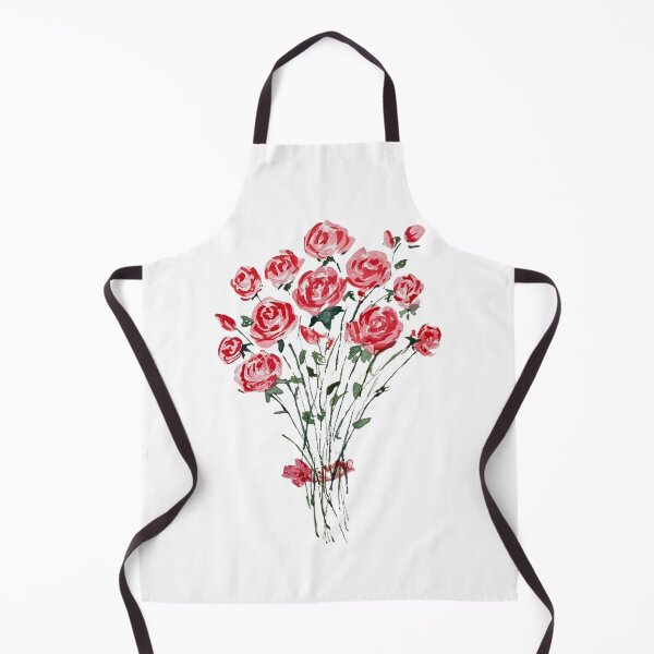 Item preview, Watercolor Red Rose Bouquet Sticker designed and sold by Little Bloom Studio.