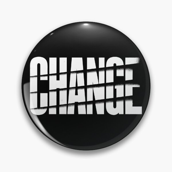 Item preview, Minimalist Graphic Vision Change Typography Print designed and sold by EdvvinStudios.
