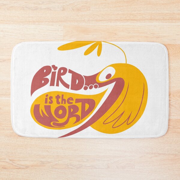 Item preview, Birdland, USA: Hubert "Bird Is The Word" Typography designed and sold by birdlandusa.