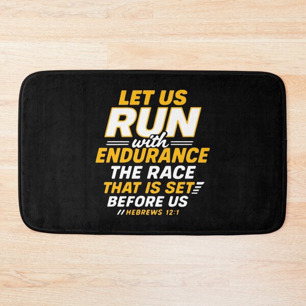 Item preview, Hebrews 12:1 Run With Endurance The Race That Is Set Before Us designed and sold by plushism.