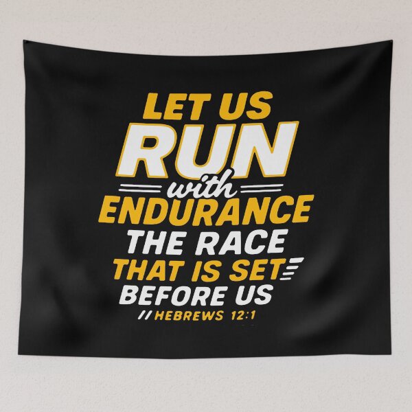 Item preview, Hebrews 12:1 Run With Endurance The Race That Is Set Before Us designed and sold by plushism.