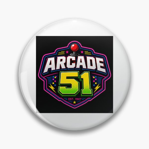 Item preview, Arcade51 with joystick classic shirt designed and sold by Arcade51az.