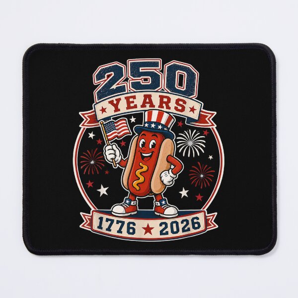 Item preview, 250 anniversary usa hot dog 4th of july 250 years 1776-2026  designed and sold by mariazin.