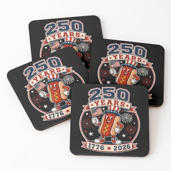 Item preview, 250 anniversary usa hot dog 4th of july 250 years 1776-2026  designed and sold by mariazin.