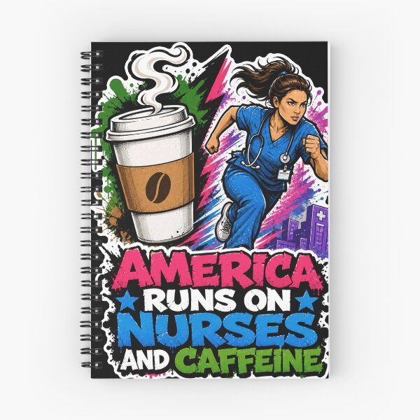 Item preview, America Runs On Nurses Caffeine RN Appreciation designed and sold by No Limits T-Shirts.