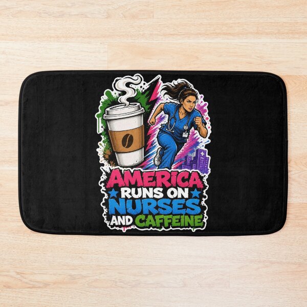 Item preview, America Runs On Nurses Caffeine RN Appreciation designed and sold by No Limits T-Shirts.