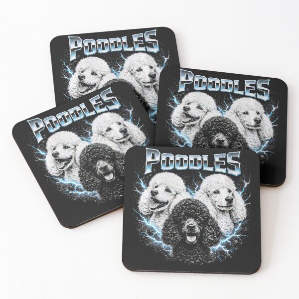 Item preview, Heavy Metal Poodle Band Parody Retro Lightning designed and sold by Masonixem.