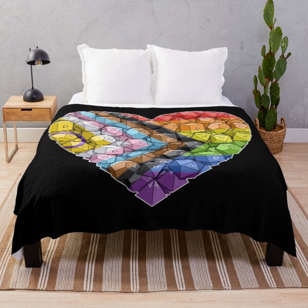 Item preview, Dice Heart - Progressive Pride designed and sold by -Solarly-.
