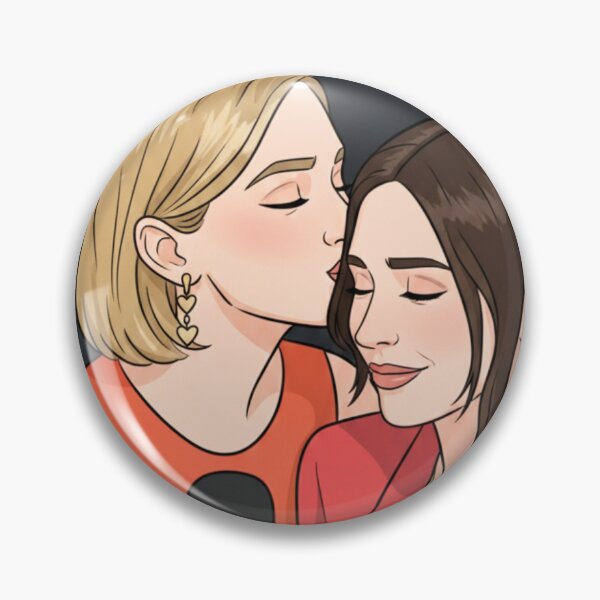 Item preview, Karolina Wydra and Rhea Seehorn Sweet Moment Fanart designed and sold by Stephisy.