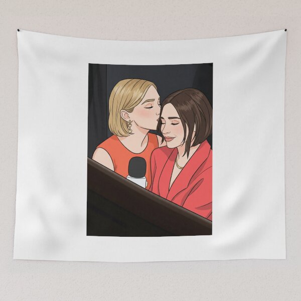 Item preview, Karolina Wydra and Rhea Seehorn Sweet Moment Fanart designed and sold by Stephisy.