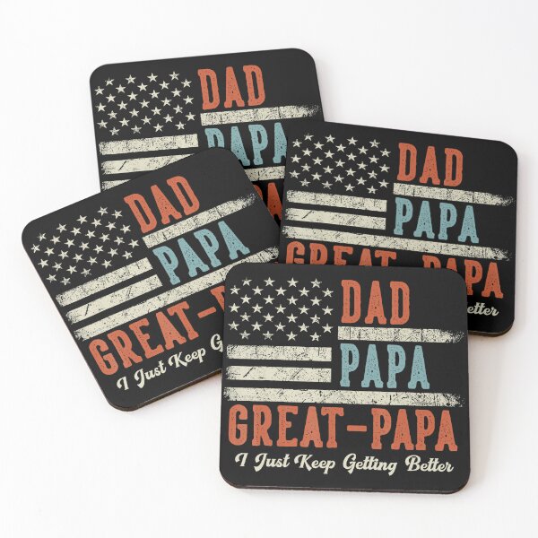 Item preview, Vintage Great Papa American Flag Style Patriotic Family designed and sold by zamiokaline.
