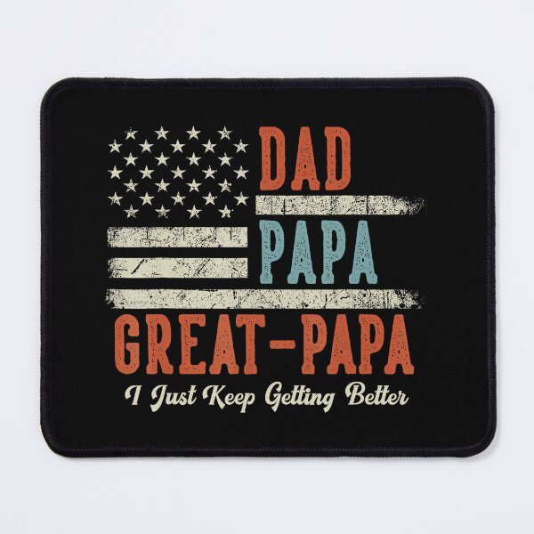 Item preview, Vintage Great Papa American Flag Style Patriotic Family designed and sold by zamiokaline.