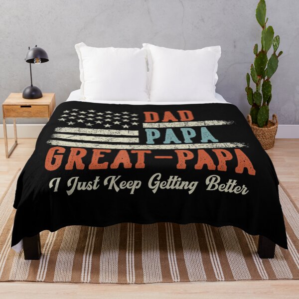 Item preview, Vintage Great Papa American Flag Style Patriotic Family designed and sold by zamiokaline.