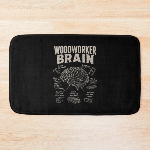 Item preview, Woodworker Brain Funny designed and sold by zoes-ink.