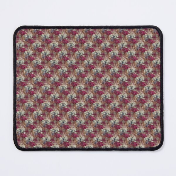 Item preview, Impressionistic Collage Flowers in Magenta and Brown designed and sold by Artistestella.