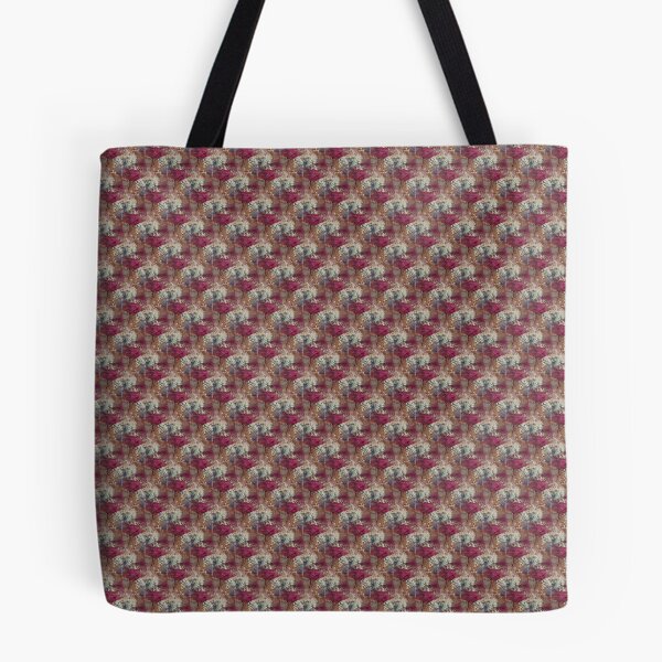 Item preview, Impressionistic Collage Flowers in Magenta and Brown designed and sold by Artistestella.