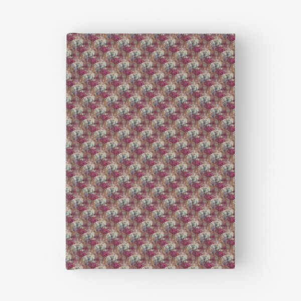 Item preview, Impressionistic Collage Flowers in Magenta and Brown designed and sold by Artistestella.